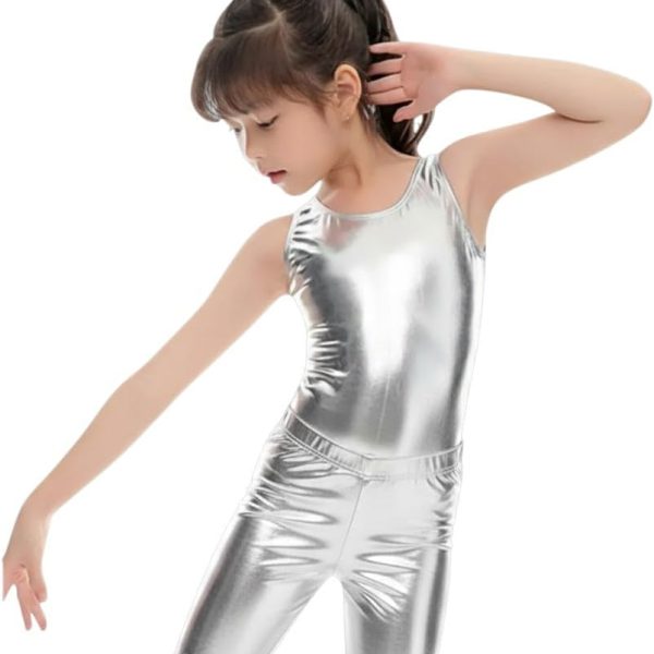 بدي كت جلد ديسكو للبنات، ملابس بمقاس ضيق