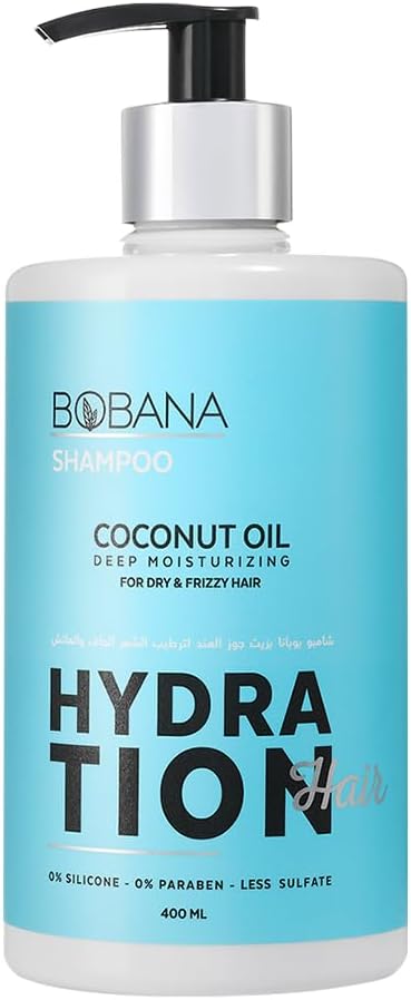 51pYd5oe7L._AC_SL1080_.jpg شامبو بخلاصة زيت جوز الهند من بوبانا، 400 مل