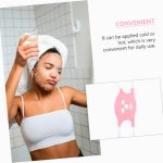 ⁦قناع تدليك جل مغناطيسي من التورمالين للوجه بخرز ثلجي علاجي لتنحيف الوجه حجر احترافي جيد التهوية وناعم وقابل للغسل احمر كل الأنواع⁩ - الصورة ⁦4⁩