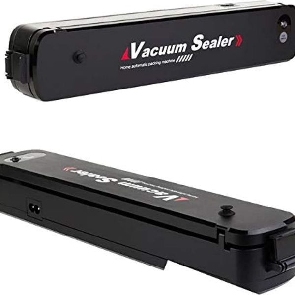 ماكينة تفريغ الهواء من اكياس الطعام واغلاقها اوتوماتيكيا - باللون الأسود