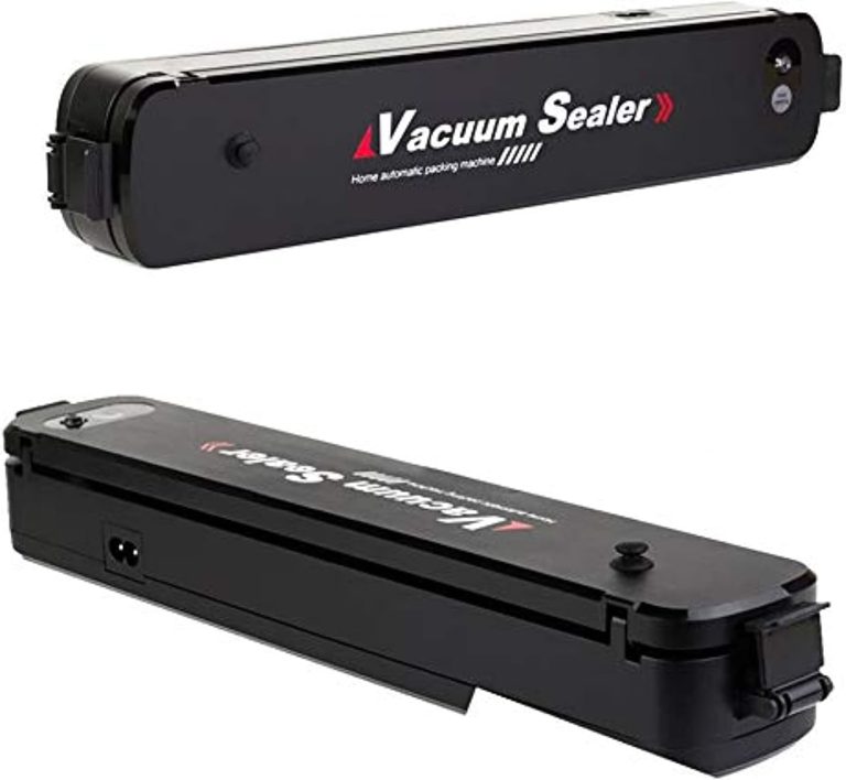 ماكينة تفريغ الهواء من اكياس الطعام واغلاقها اوتوماتيكيا - باللون الأسود