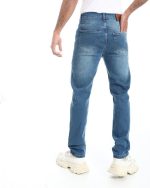 كوب بنطلون جينز عصري مرن ومريح للرجال 1300305-ازرق-30
