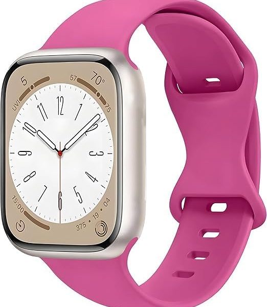 سوار ساعة سيليكون 18 ملم من انخجيفت شوب، 8 الوان، متوافق مع ساعة ام اي برو