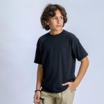 ⁦تيشرت سادة برقبة دائرية للاولاد من بيس ريبابليك⁩ - الصورة ⁦3⁩