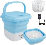 Chetsavz-Washing-Machine-Portable-Mini-Foldable-Washer-and-Spin-Dryer-Small-Foldable-Bucket-Washer-for-Camping-RV-Travel-Small-Spaces-Lightweight-and-Easy-to-Carry