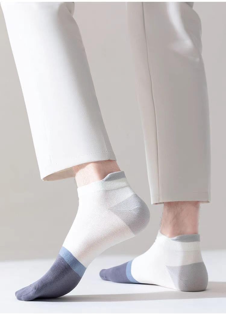 51udrAwW-JL._AC_SL1082_.jpg جوارب سمارت ايدج بطول الكاحل من مزيج القطن ،شراب رجالي زارا لبني ، مقاس عادي، ، مصنوعة من خامات عالية الجودة، بألوان رائعة، ، تصميم جديد، ٥ أزواج مع هدية واحدة، متعددة الألوان.