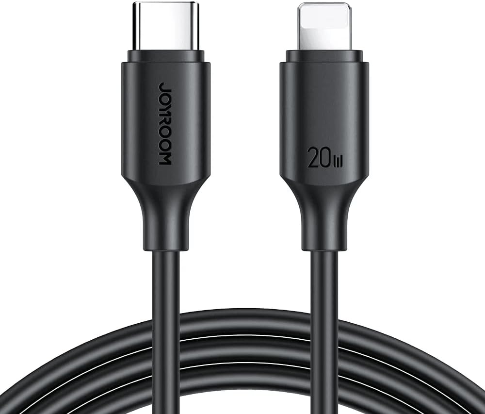 51xEtr4EfTL._AC_SL1000_.jpg Joyroom S-CL020A9 20W Type-C to Lightning Fast Charging Data Cable 1m-Black