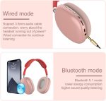 ⁦سماعة رأس بلوتوث لاسلكية P9 لألعاب الفيديو تتيح لك التحكم في مستوى الصوت بدقة والتنقل بين الأغاني والرد على المكالمات الهاتفية.⁩ - الصورة ⁦3⁩