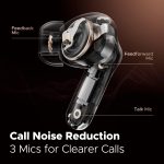 ⁦سماعات أذن لاسلكية SOUNDPEATS Capsule3 Pro قوية وهجينة مع خاصية إلغاء الضوضاء النشطة باللون الأسود/الذهبي⁩ - الصورة ⁦4⁩