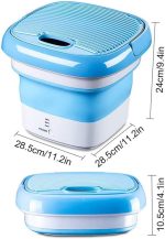 ⁦JYDQT Portable Pink Mini Washer, Top Load, High Efficiency, 0.8kg Capacity, Fully Automatic, 3 Programs, Lightweight & Portable⁩ - الصورة ⁦2⁩