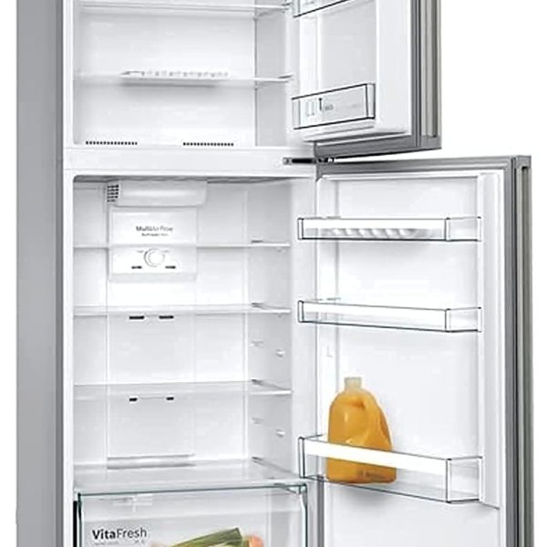 ثلاجة بوش لوتس نوفروست 365 لتر لون انوكس ديجيتال – KDN43VL2E8، فضي