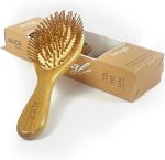 ⁦فرشاة شعر من الخشب لفك التشابك من اليس، للرجال والنساء⁩ - الصورة ⁦9⁩