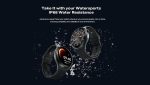 ⁦Infinix XWatch XW3E Smart Watch : IP68 Water Resistant,1.43" AMOLED with AOD, 7-Day Battery,200 Stylish Watch Faces, Multiple Sports Modes,Bluetooth Call Support,Health & Fitness Tracking - Black⁩ - الصورة ⁦9⁩