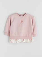 ⁦LC واكيكي سويت شيرت مطبوع برقبة دائرية ضيقة للبنات، عبوة من قطعتين⁩ - الصورة ⁦5⁩