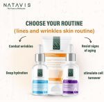 ⁦سيروم ريتينول 1% من ناتافيس 30 مل مع مرطب فيتامين سي 50 مل، مع حمض الهيالورونيك، اكواكسيل، مضاد لعلامات تقدم السن، يقوي حاجز واقي البشرة، يرطب ويعزز الكولاجين - روتين العناية بالبشرة الليلي⁩ - الصورة ⁦3⁩