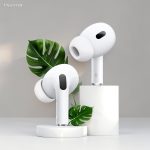 ⁦سماعات اذن لاسلكية اير بودز برو (الجيل الثاني) مع شحن USB نوع سي، سماعات بلوتوث بخاصية الغاء الضوضاء اكثر نشاطا، وضع الشفافية، صوت متكيف، صوت مكاني مخصص⁩ - الصورة ⁦3⁩