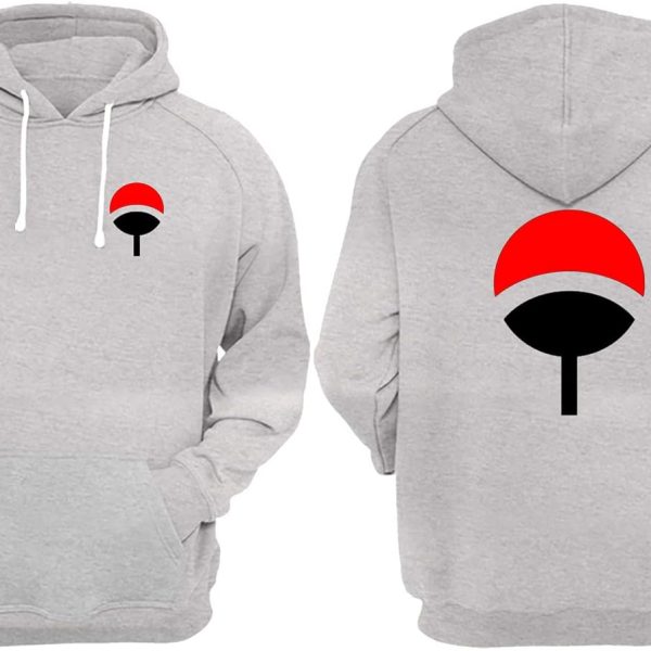 سويت شيرت بغطاء للرأس وتصميم ناروتو 9 للبالغين من الجنسين
