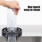 ⁦غسالة الاكواب الاوتوماتيكية من فاسافي، الة غسيل الاكواب الاوتوماتيكية من الستانلس ستيل باللون الاسود لا تحتاج الى شطف نظيف، للمطاعم التجارية والمنزلية⁩ - الصورة ⁦3⁩