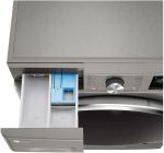 ⁦غسالة ذات تحميل أمامي 8 كجم بتقنية الذكاء الاصطناعي التشغيل المباشر (DD) والبخار - 6 حركات من سلسلة فيفاس ال جي F4R3TYGCP، فضي⁩ - الصورة ⁦6⁩