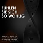 ⁦سوار ساعة ذكية بديل من الفولاذ المقاوم للصدأ بتصميم حلقات صلبة متوافق مع ساعة آبل بمقاسات 45 و44 و42 و41 و40 و38 ملم السلسلة 7 اس اي ومناسب لإصدارات السلسلة 1 و2 و3 و4 و5 و6 للرجال والنساء من كاديز⁩ - الصورة ⁦8⁩