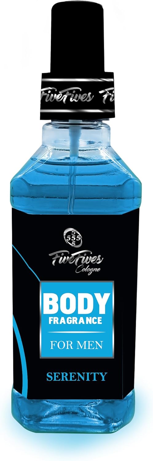 617ZODLkDL._AC_SL1500_.jpg عطر للرجال سبراي للجسم سيرنيتي من فايف فايفز 230 مل