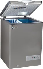 فريزر افقي من الستانلس بسعة داخلية 160 لتر من بينجوين، لون فضي، موديل ES171