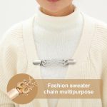 ⁦3 قطع من مشابك السويتر العتيقة من فاشون مانيا، مشبك شال، مشابك بروش قميص رسمي للنساء والفتيات⁩ - الصورة ⁦4⁩