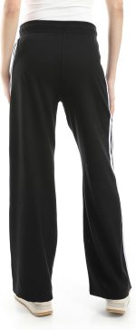 ⁦Women's Athletic Track Pants, High-Waisted, with Side Stripes, Drawstring Closure, Straight Leg, Active Wear⁩ - الصورة ⁦3⁩