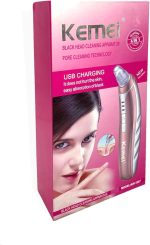 جهاز تنظيف البشرة وشفط الرؤوس السوداء 4 في 1 من كيمي يعمل بالشحنKm-1867 AH5523 كيه ام-1867، كيمي كيه ام-1867