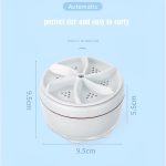 ⁦غسالة صغيرة بمنفذ USB - استمتع بتعدد استخدامات الغسالة المحمولة بالموجات فوق الصوتية التي تتصل عبر منفذ USB، مثالية لحلول الغسيل السريع في المنزل أو أثناء التنقل أو في المركبة الترفيهية.⁩ - الصورة ⁦2⁩