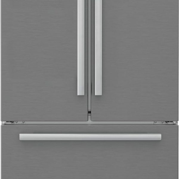 ثلاجة ديجيتال GNE60500X قائمة بذاتها بخاصية إذابة الثلج (نو فروست) و4 أبواب، سعة 605 ل، فضي