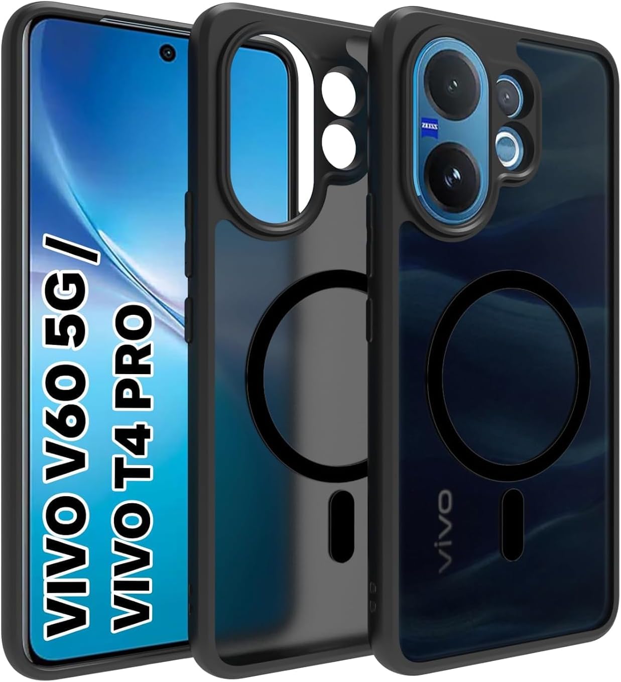 61Cfno3w0aL._AC_SL1500_.jpg جراب مغناطيسي من جرابست لموبايل فيفو V60، مضاد للاصفرار، حماية من الدرجة العسكرية، غطاء واقي مضاد للصدمات مع حماية كاميرا لـ v60 5G (فيفو V60 5G/ فيفو V60e 5G/ فيفو T4 برو 5G)