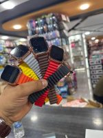 ساعة ذكية رقمية بسوار من السيليكون، هيكل ذهبي وردي، متوفرة بألوان متعددة - الصورة 3