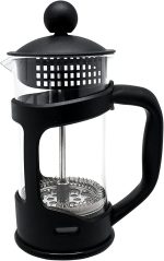 ⁦ماكينة تحضير القهوة الفرنسية من نيرثوس، FIH 319، زجاج البوروسيليكات ستانلس ستيل بلاستيك، أسود⁩ - الصورة ⁦2⁩