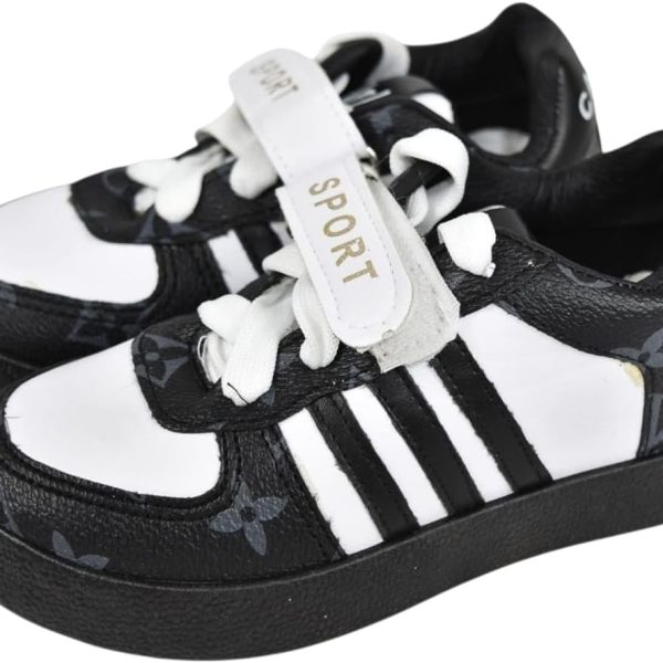 حذاء مدرسي للأطفال، مناسب للجنسين، سهل الارتداء، متعدد الاستخدامات