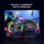 ⁦جيم سير وحدة تحكم سلكية من كاليد لجهاز Xbox Series X|S، Xbox One، ويندوز 10/11 وستيم، وحدة تحكم للالعاب بخاصية التوصيل والتشغيل، وحدة تحكم العاب فيديو شفافة مع عصا تحكم بتاثير القاعة/ زناد قاعة، USB⁩ - الصورة ⁦5⁩