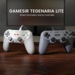 ⁦GameSir Tegenaria Lite Wired Gamepad - 1000Hz, Ultra Low Latency, Hall Effect Sticks, 2 Back Buttons - Switch/PC/Android/iOS - Serene White⁩ - الصورة ⁦3⁩