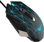 ⁦ماوس ألعاب S50 بـ7 أزرار 4800 نقطة لكل بوصة بتقنية بصرية وإضاءة خلفية ليد بسلك بمنفذ USB من اولا⁩ - الصورة ⁦6⁩