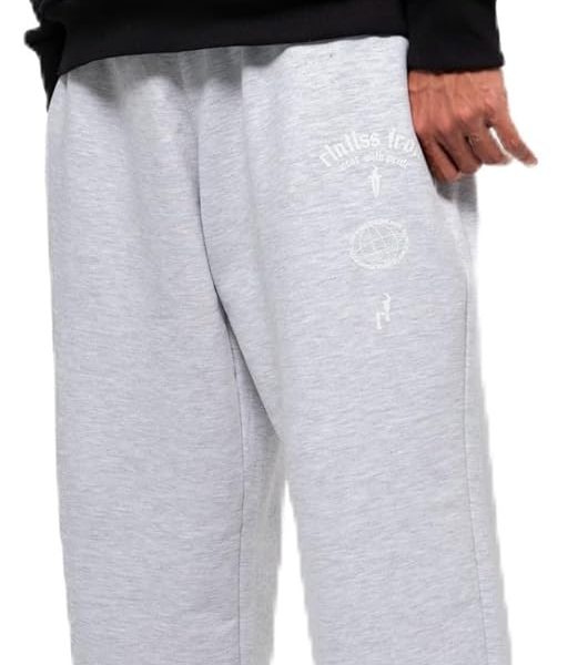 بنطلون رياضي فضفاض باساور عريضة للجنسين من ار ال ان تي ال اس اس - مقاس