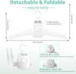 ⁦Electric Clothes Dryer - Versatile Portable Dryer with Hot and Cold Settings, Quiet Functionality, Perfect for Home Use, Travel, and Drying Children's Garments⁩ - الصورة ⁦6⁩