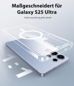 ⁦جراب حماية مغناطيسي من السيليكون رفيع وقوي وبحماية عسكرية ومضاد للصدمات والسقوط متوافق مع ماج سيف لموبايل سامسونج جالاكسي S25 الترا من فيهيبي⁩ - الصورة ⁦4⁩