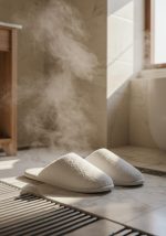 ⁦10 ازواج من الشباشب القماشية الفاخرة الناعمة للاستعمال مرة واحدة من اوتشا، مثالية لضيوف الفنادق والشقق المخدومة والمنتجعات الصحية - مريحة وصحية وخفيفة الوزن، كبيرة وعريضة⁩ - الصورة ⁦2⁩