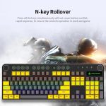 كيبورد ميكانيكي للالعاب ماجيك ريفاينر MK-13 - مفتاح احمر - مفاتيح متعددة الوسائط - عجلة صوت - لوحة من خليط معدني من الالومنيوم - الصورة 4