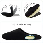 ⁦شبشب منزلي ناعم للجنسين بلان كلاود من شيب سكوير، مقاس 43/ 44، أسود⁩ - الصورة ⁦2⁩