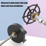 ⁦غسالة الاكواب الاوتوماتيكية من فاسافي، الة غسيل الاكواب الاوتوماتيكية من الستانلس ستيل باللون الاسود لا تحتاج الى شطف نظيف، للمطاعم التجارية والمنزلية⁩ - الصورة ⁦4⁩