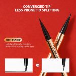 ⁦قلم تحديد عيون سائل ديناميكي يدوم طويلا من ام ان مينو، اسود، 0.4 غرام، E4132⁩ - الصورة ⁦3⁩