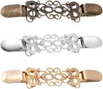 ⁦3 قطع من مشابك السويتر العتيقة من فاشون مانيا، مشبك شال، مشابك بروش قميص رسمي للنساء والفتيات⁩ - الصورة ⁦6⁩