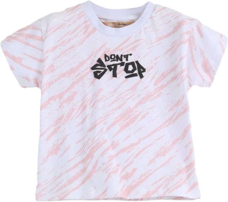junior Boys Printed Round Neck T-Shirt with Short Sleeves T-Shirt (pack of 1)