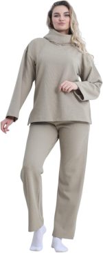 ⁦بيجامة شتوية مميزة للنساء من زدكوتكس، مصنوعة من خامة جاكار ميلتون⁩ - الصورة ⁦3⁩