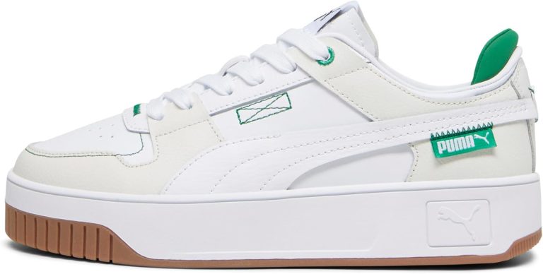 حذاء رياضي كارينا ستريت كلاسيكي برقبة منخفضة للنساء من بوما، لون أبيض، مقاس 37 EU